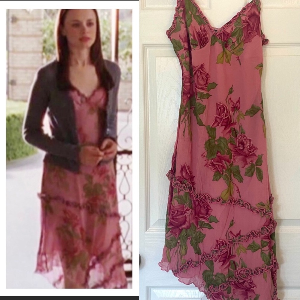 Vintage- Betsey Johnson slip dress - Size 8 ( fits like 6)